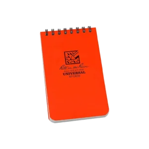 Rite in the Rain - 3" x 5" Pocket Notebook - Top Spiral - Orange