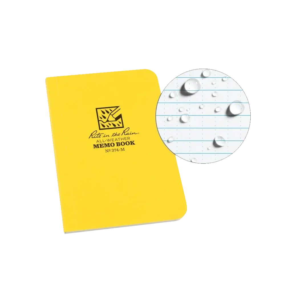 Rite in the Rain - 3.5" x 5" - Side Bound Notebook - Yellow