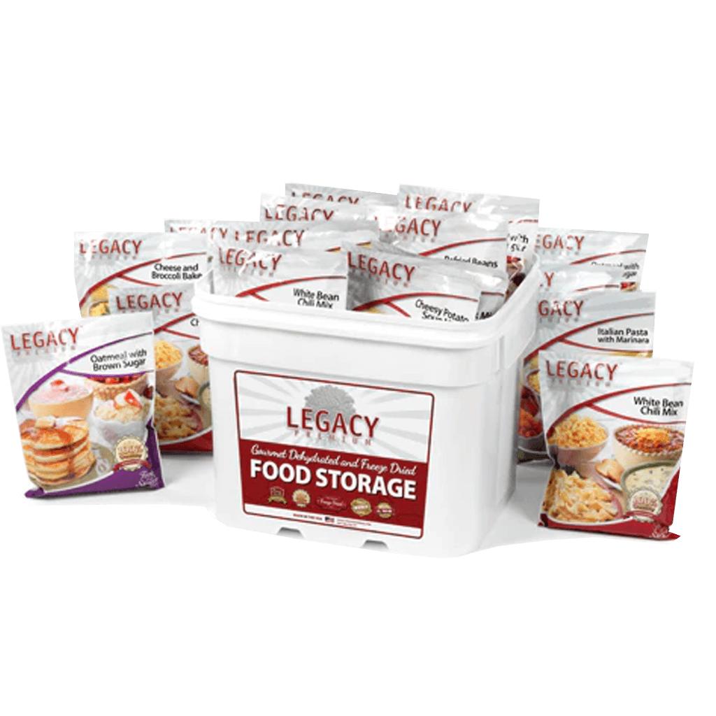 120 Serving Breakfast, Lunch, and Dinner Bucket - 31 lbs