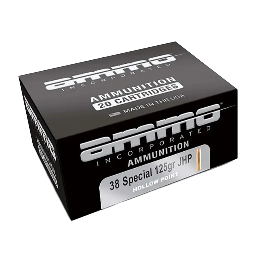 Ammo Inc 38 Special - 125 Grain - JHP - 20 Rounds