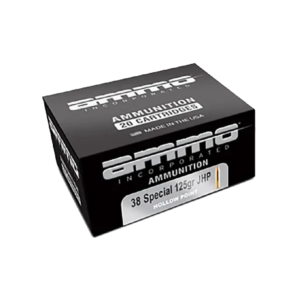 Ammo Inc 38 Special - 125 Grain - JHP - 20 Rounds