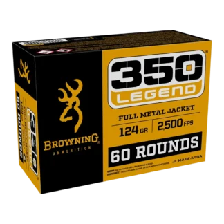 Browning 350 Legend - 124 Grain - FMJ - 60 Rounds