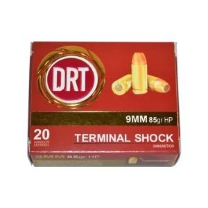 DRT 9mm - Terminal Shock - 85 Grain - Hollow Point - 20 Rounds