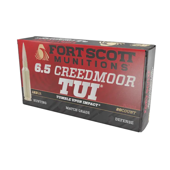 Fort Scott 6.5 Creedmoor - 123 Grain - TUI - 20 Rounds