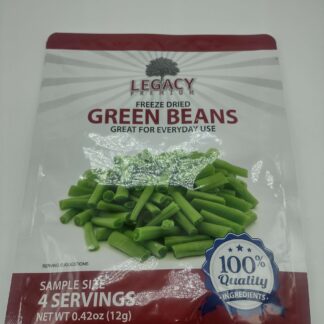 Legacy Premium - Freeze Dried Green Beans - 4 Servings