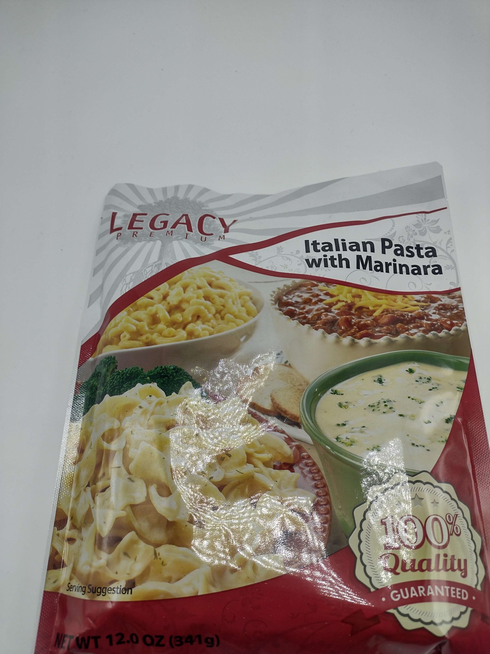 Legacy Premium - Italian Pasta with Marinara - 4 Servings