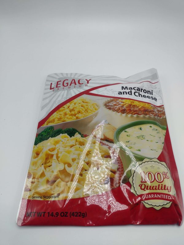 Legacy Premium Long Term Food Storage - Macaroni & Cheese - 4 Servings
