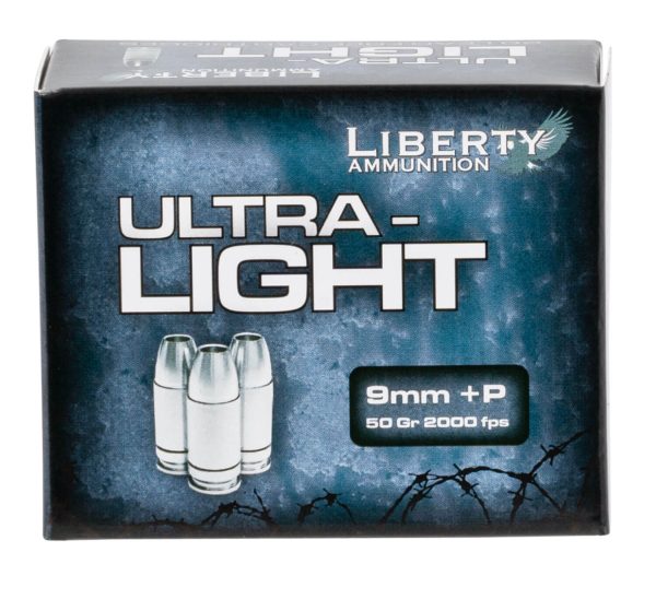 Liberty Ammunition 9mm +P - 50 Grain - HP - Ultra Light - 20 Rounds