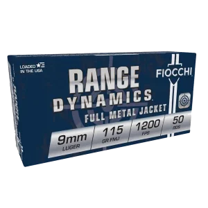 Fiocchi 9mm 115 Grain Range Dynamics