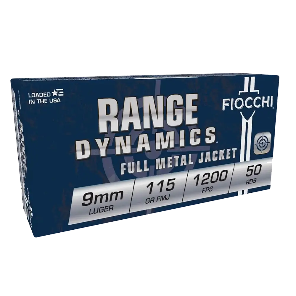 Fiocchi 9mm 115 Grain Range Dynamics