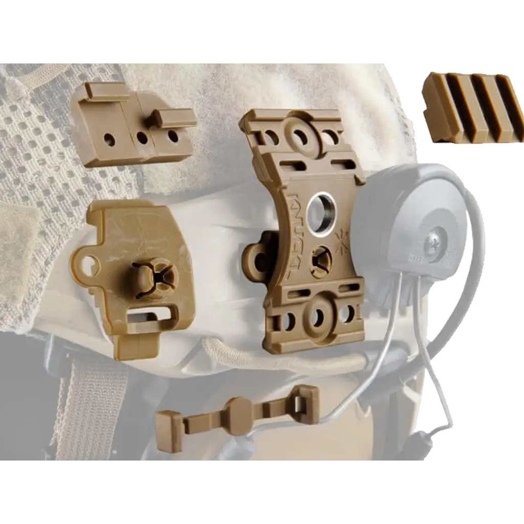 Unity Tactical - KNUCKL Helmet Mount - No Lanyard - FDE