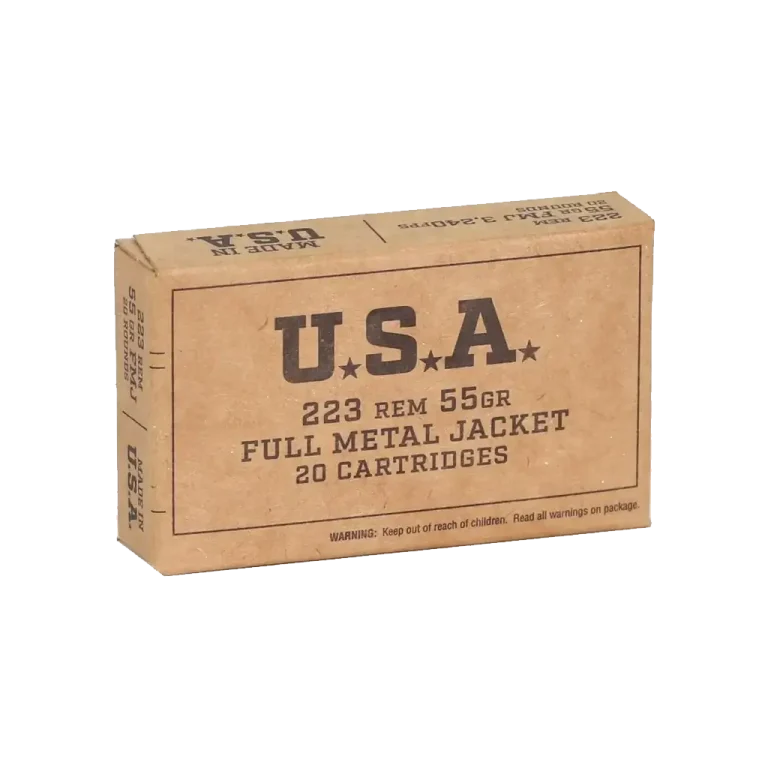 Winchester 223 Rem - 55 Grain - FMJ - 20 Rounds