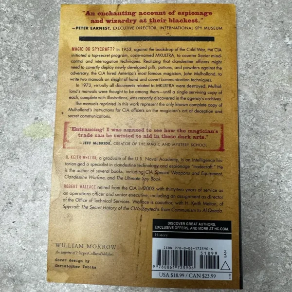 Back of Book