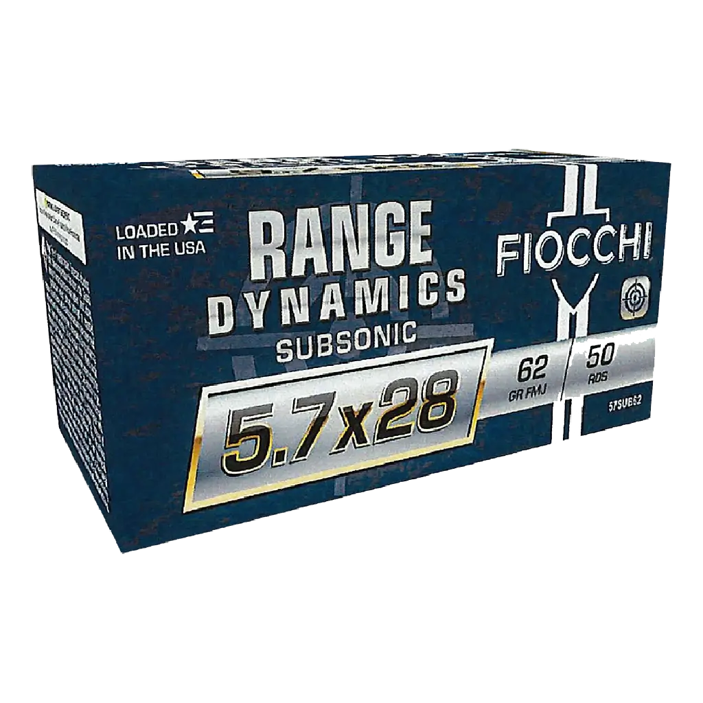 Fiocchi 5.7x28 - 62 Grain - FMJ - 50 Rounds