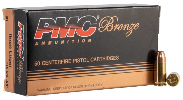 PMC 9mm - 115 Grain - JHP - 50 Rounds