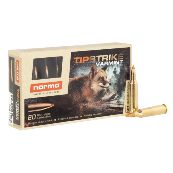 Norma 22-250 Rem-55 Grain PT 20 Rounds
