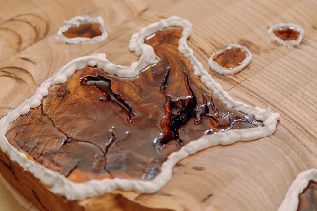 Dried Up Pine Resin