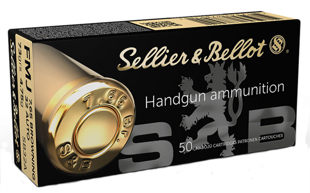Sellier & Bellot 32 Auto - 73 Grain - FMJ - 50 Rounds