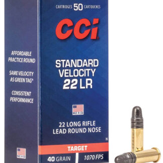 CCI 22 LR - 40 Grain - LRN - 50 Rounds