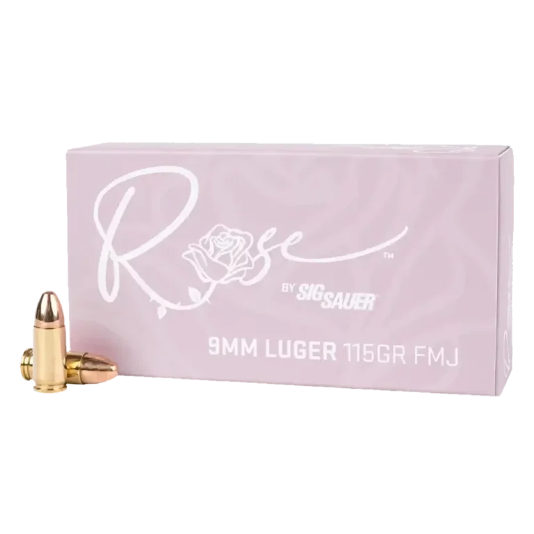Sig Sauer 9mm ROSE - 115 Grain - FMJ - 50 Rounds