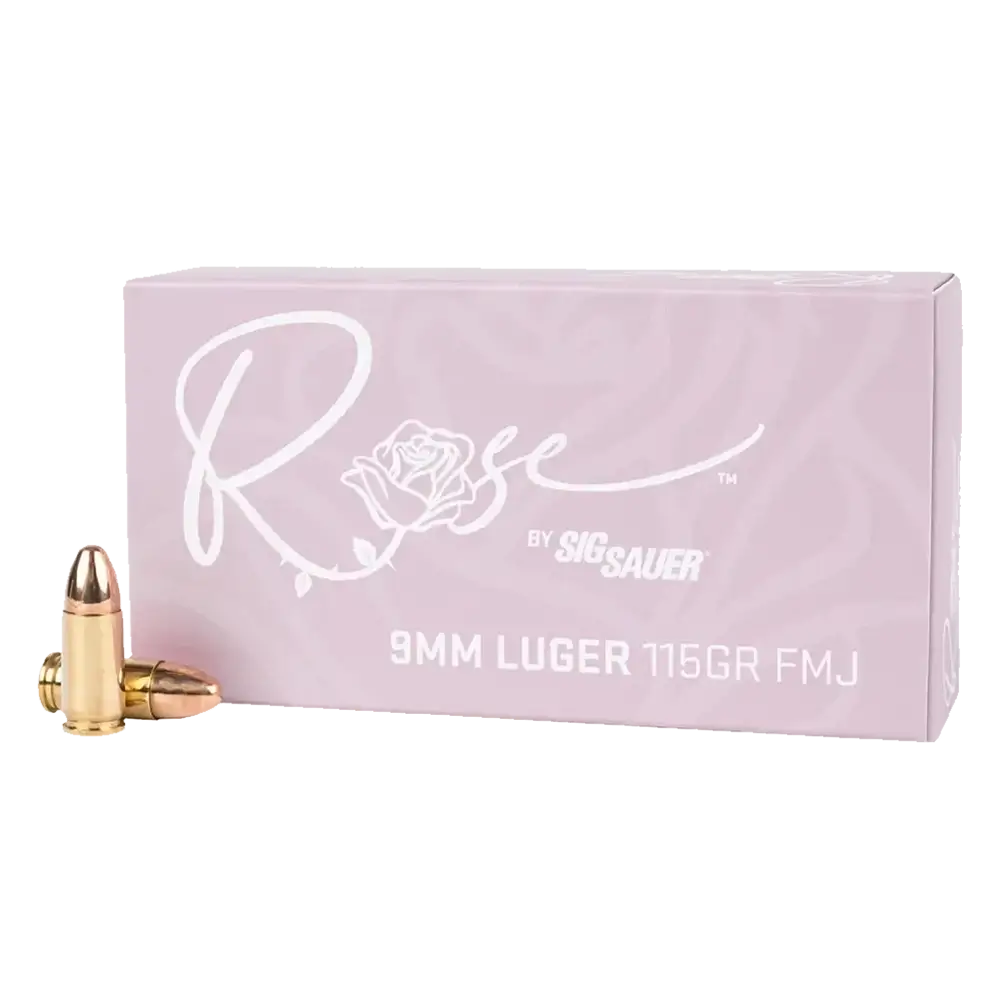 Sig Sauer 9mm ROSE - 115 Grain - FMJ - 50 Rounds