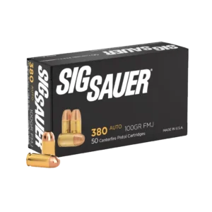 Sig Sauer 380 Auto - 100 Grain - FMJ - 50 Rounds