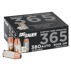 Sig Sauer 380 Auto - 90 Grain - JHP - 20 Rounds