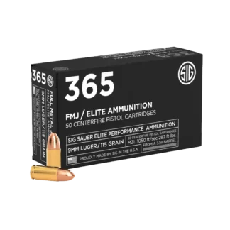 Sig Sauer 9mm - 115 Grain - FMJ 365 - 50 Rounds