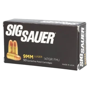 Sig Sauer 9mm - 147 Grain - FMJ - 50 Rounds