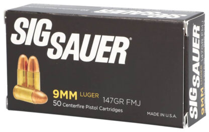 Sig Sauer 9mm - 147 Grain - FMJ - 50 Rounds