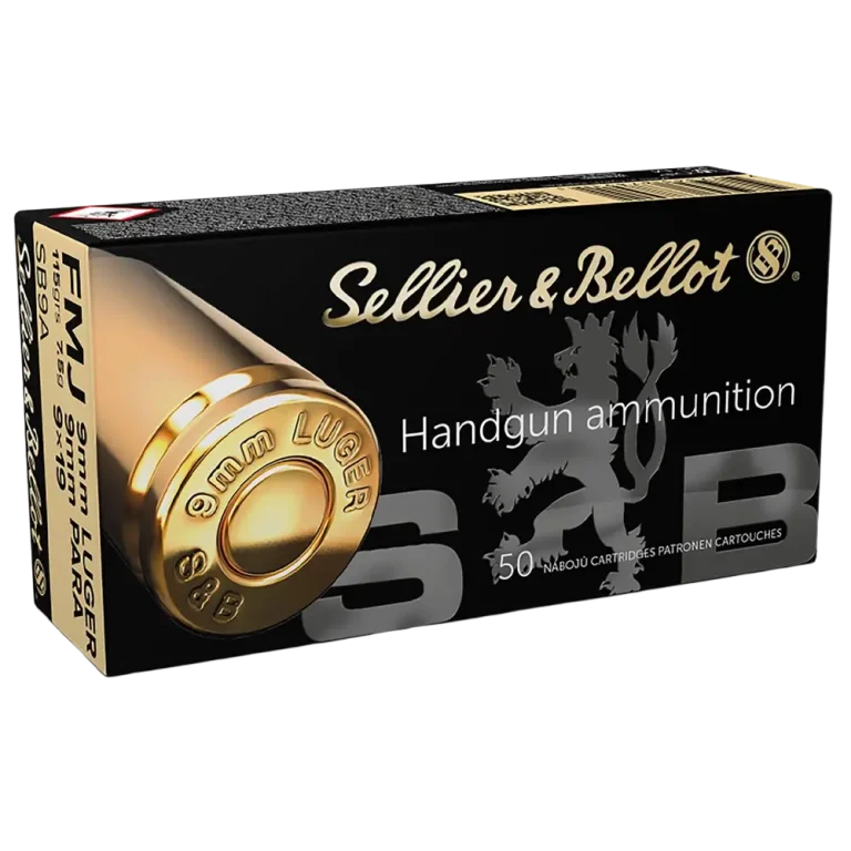 Sellier & Bellot 9mm - 115 Grain - FMJ - 50 Rounds