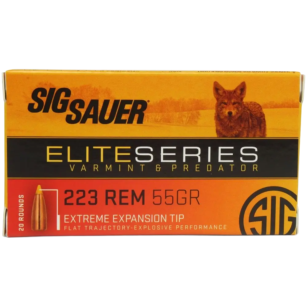 Sig Sauer 223 Rem - 55 Grain - Extreme Expansion Tip - 20 Rounds