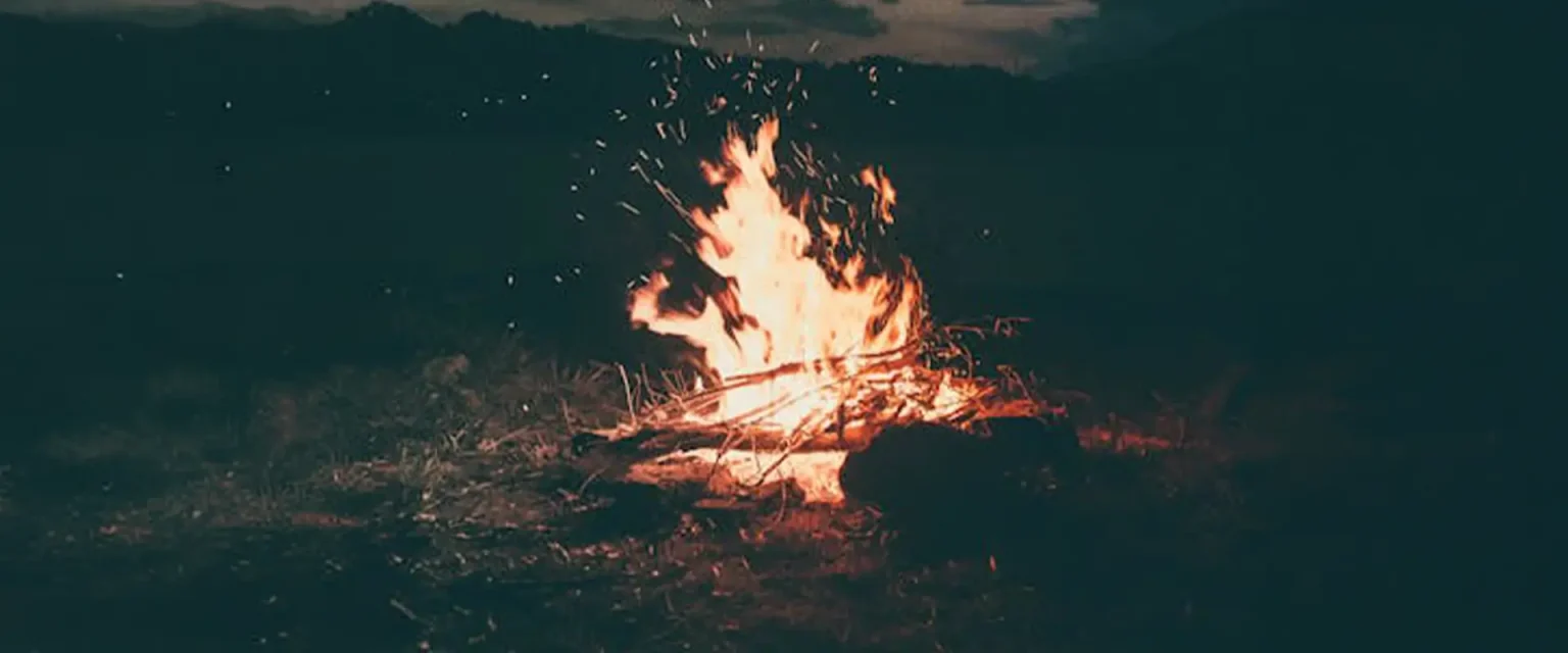 Fire In Wet And Rainy Conditions