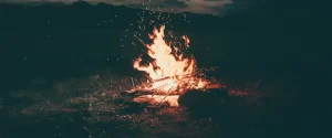 Fire In Wet And Rainy Conditions