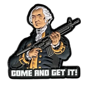 George Washington Founding Father PVC Patch