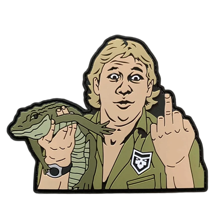 Steve Irwin Crocodile Hunter PVC Patch