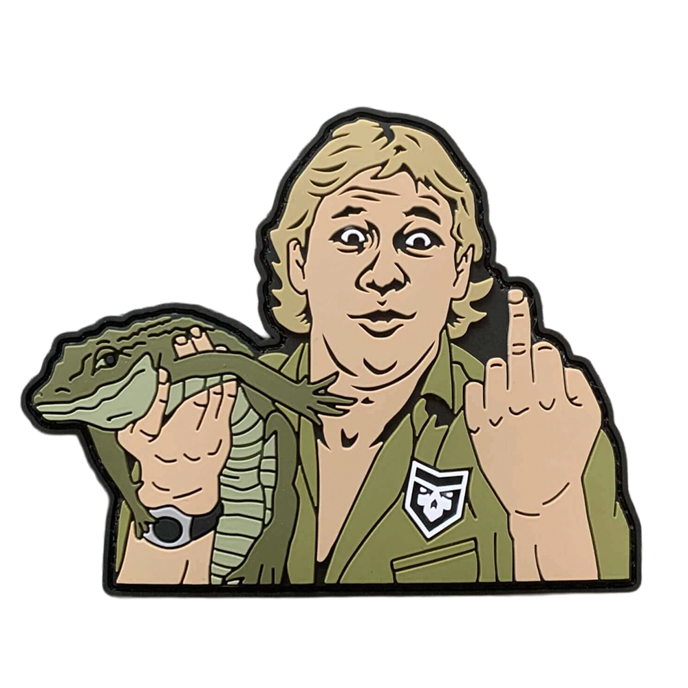 Steve Irwin Crocodile Hunter PVC Patch