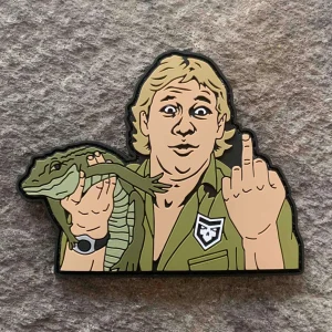 Crocodile Hunter Steve Irwin PVC Patch