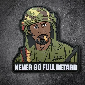 Tropic Thunder: Never Go Full Retard PVC Patch