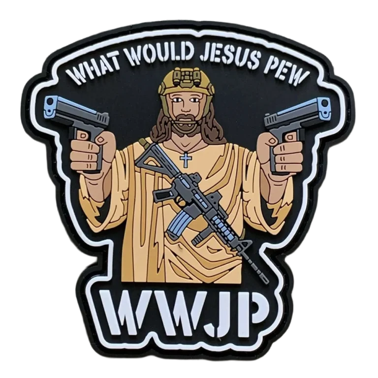 What Would Jesus Pew PVC Patch