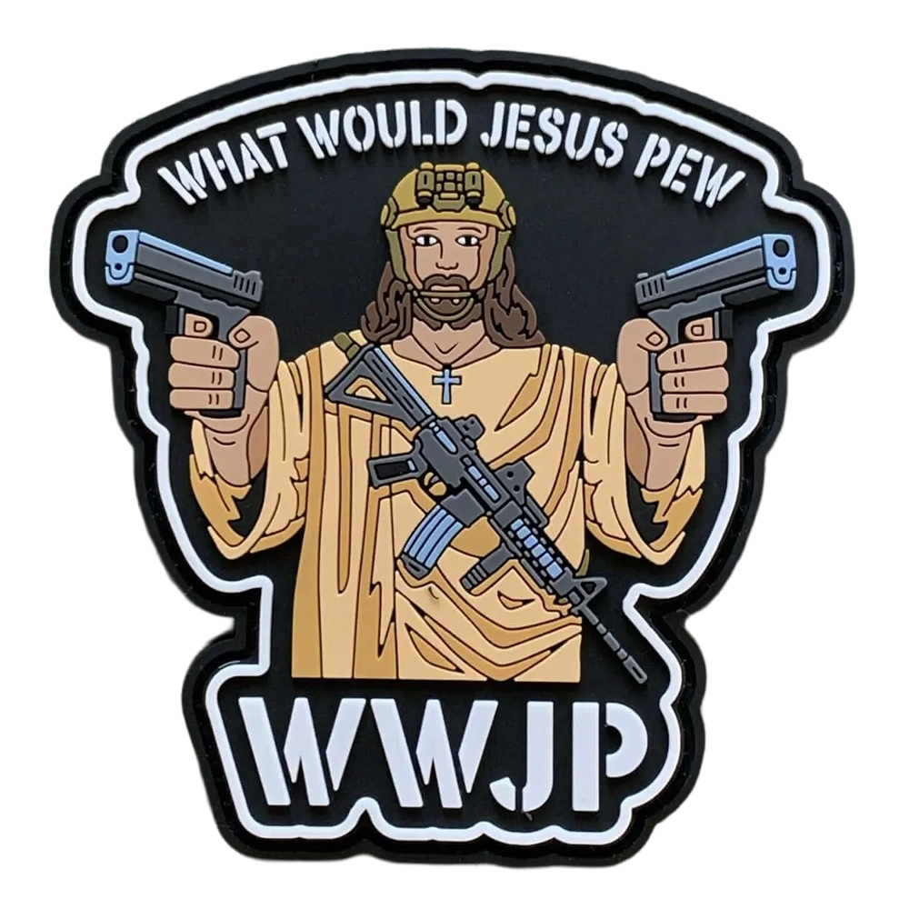 What Would Jesus Pew PVC Patch