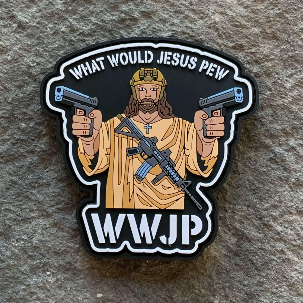 WWJP- What would Jesus Pew PVC Patch