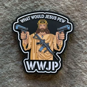 WWJP- What would Jesus Pew PVC Patch