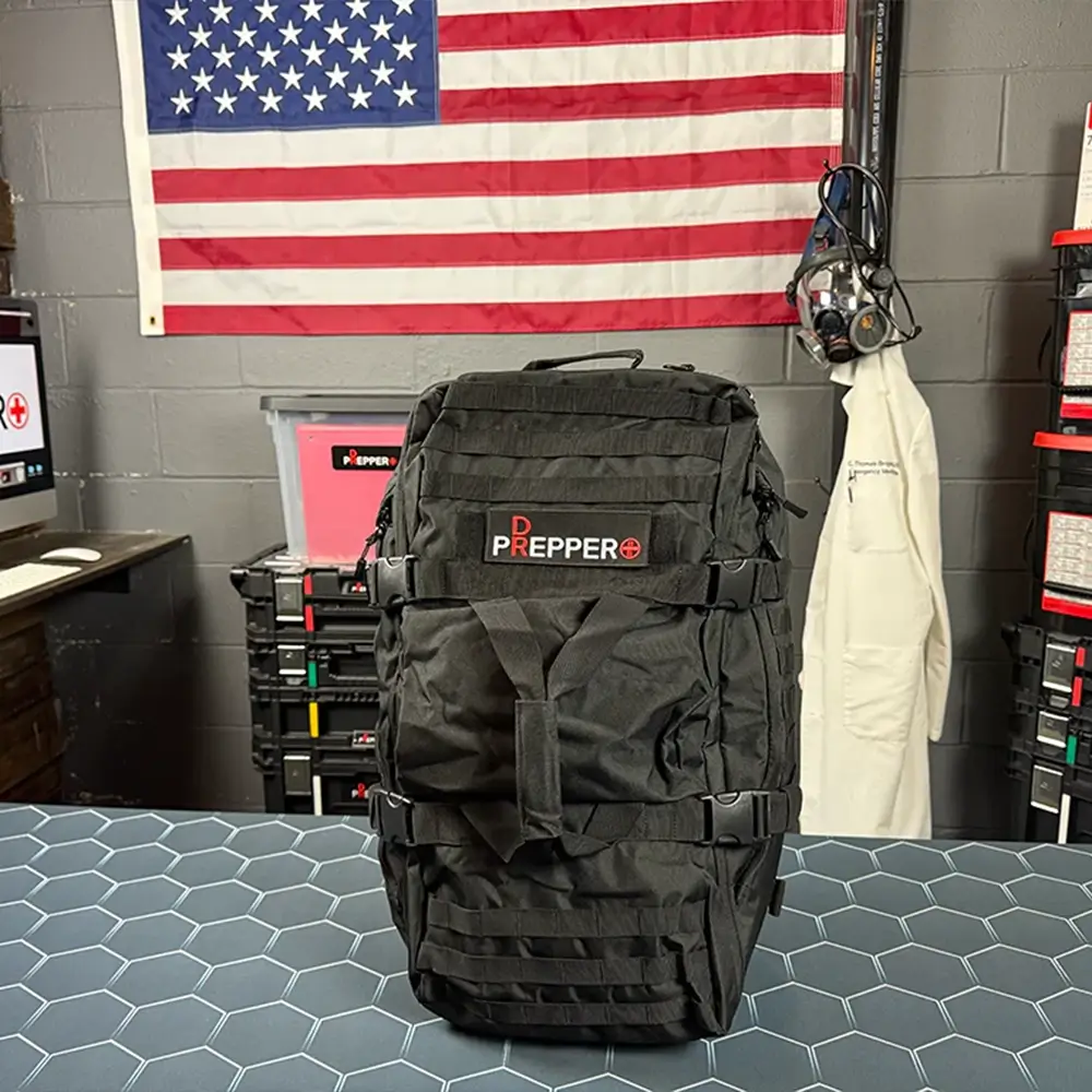 Dr. Prepper S.T.A.C.K. Pack on table