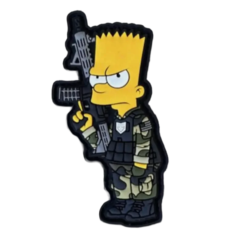 Bart Simpson tactical PVC Patch