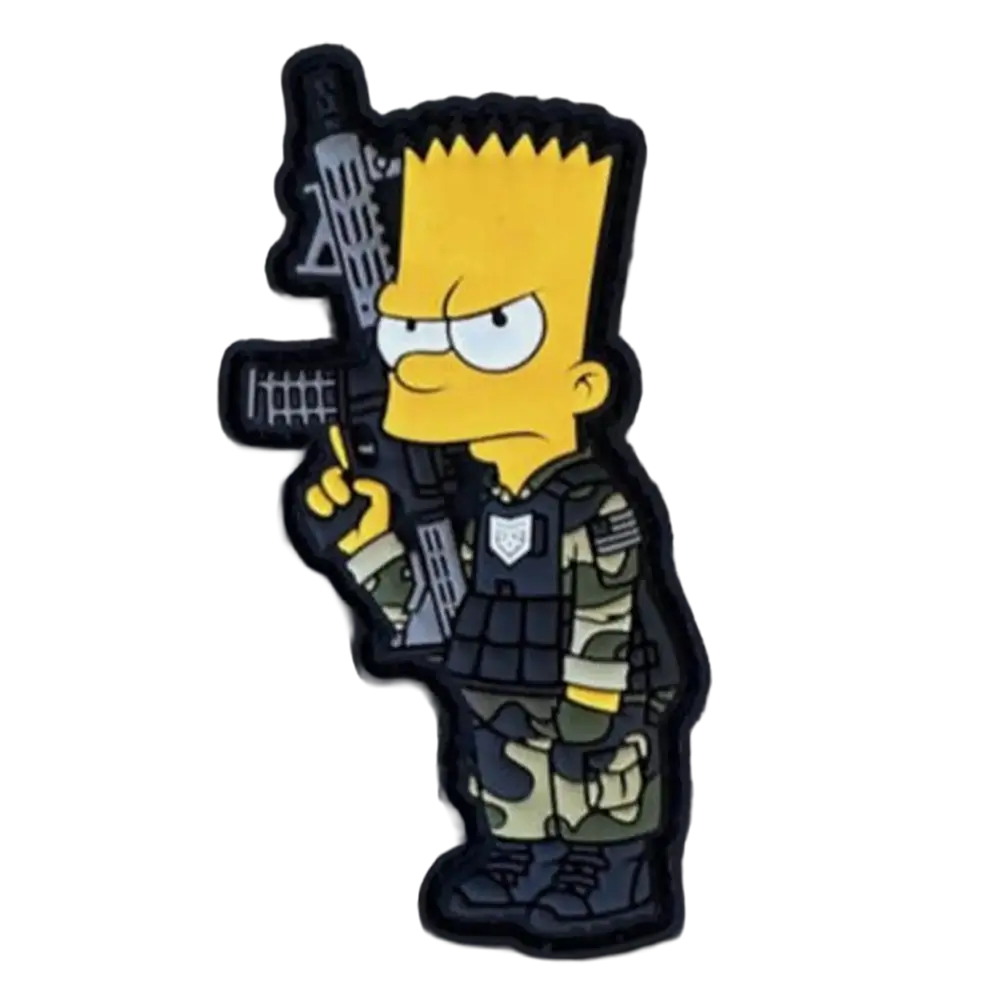 Bart Simpson tactical PVC Patch