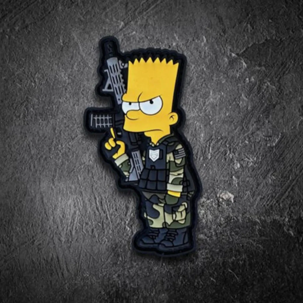 Bart Simpson tactical PVC Patch