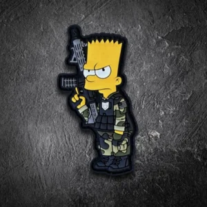Bart Simpson tactical PVC Patch