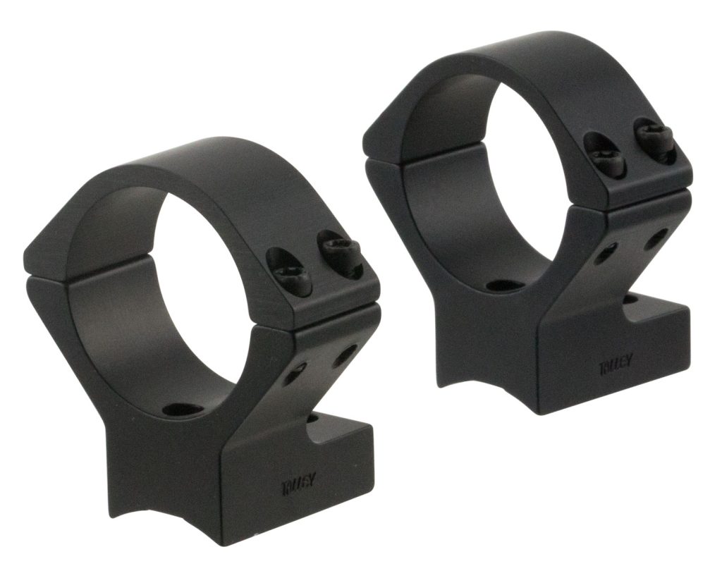 Talley 930336 Scope Mount/Ring Combo  Black Anodized 1" Tube Marlin Lever Action 1895/336/1894 Low Rings