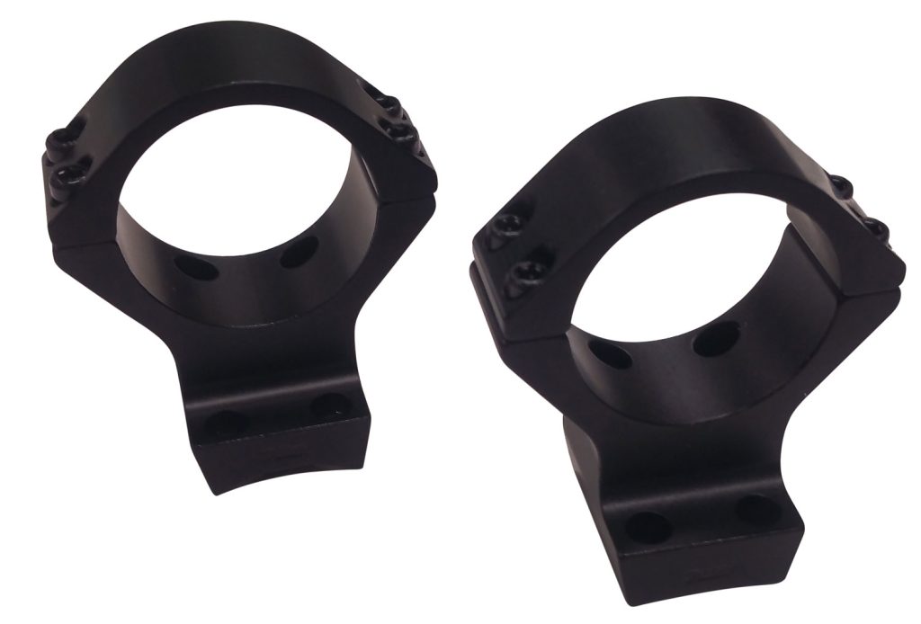 Talley 940735 Scope Mount/Ring Combo  Black Anodized 1" Tube Fits X-Bolt Medium Rings